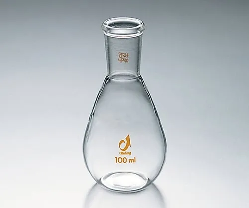 61-0030-03 TS Eggplant Flat-Bottom Flask 50mL・15/25 CL0098-01-10