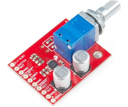 67-0422-51 SparkFun Noisy Cricket Stereo Amplifier - 1.5W DEV-14475