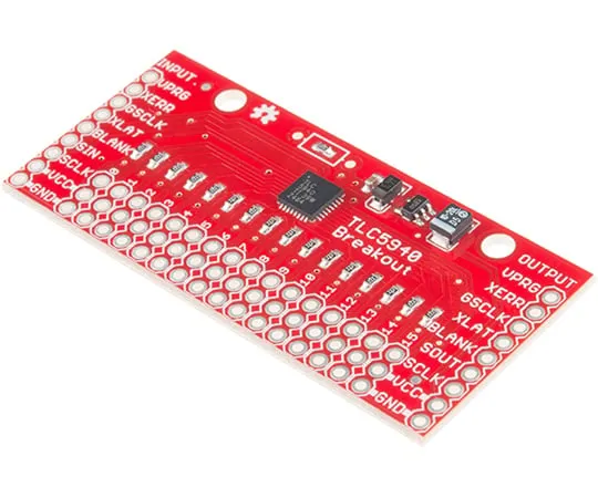 67-0452-33 SparkFun LED Driver Breakout - TLC5940(16 Channel) BOB-10616