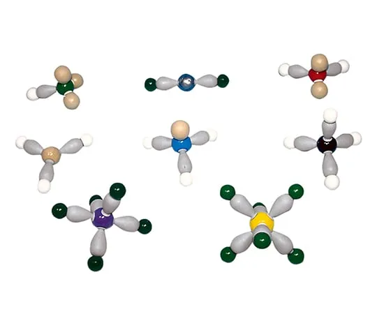 3-9227-01 Electron Orbit Model Molecular Shapes And Electron Orbits Assembly Model 8 Sets W19758