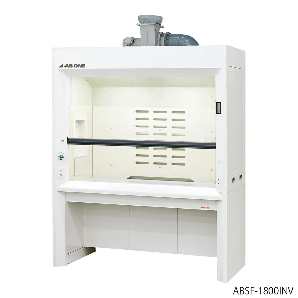 3-3936-31 Fume Hood (FRP Fan Equipped/Inverter Type) Standard 1200 x 830 x 2250 mm ABSF-1200INV