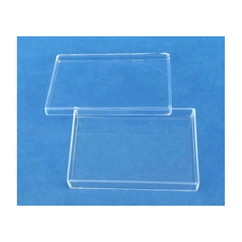 4-4584-01 Glass square petri dish body and lid set spd-s
