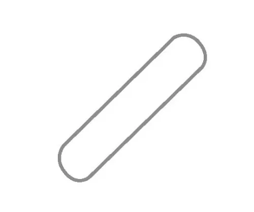 61-4947-42 Stir Bar IKAFLON 40 glass round