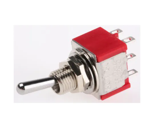 63-4610-91 RS PRO DPDT Toggle Switch, On-Off-On, Panel Mount 394-421