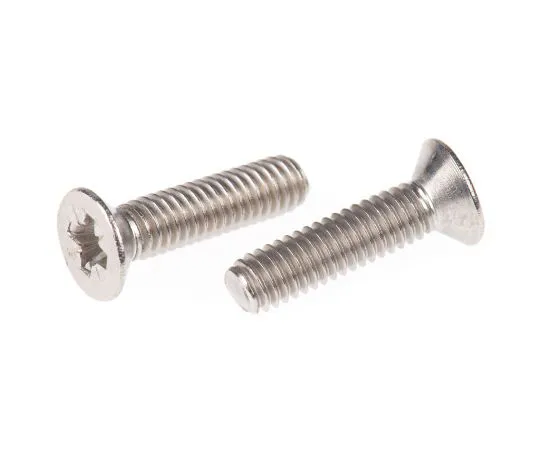 63-4640-34 RS PRO, M4 Countersunk Head, 16mm Stainless Steel Pozidriv A2 304 Plain 528-980