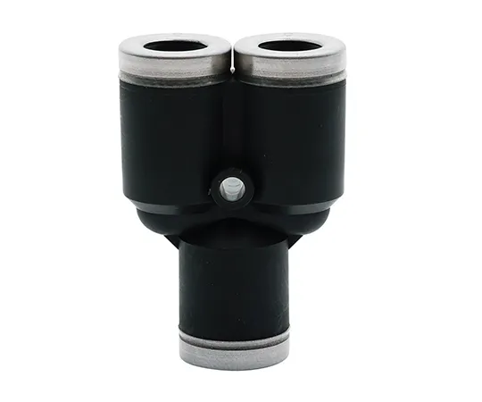 3-8591-01　［Discontinued］One-Hand Fitting (Union) Y Type φ4mm　TY4-4-4