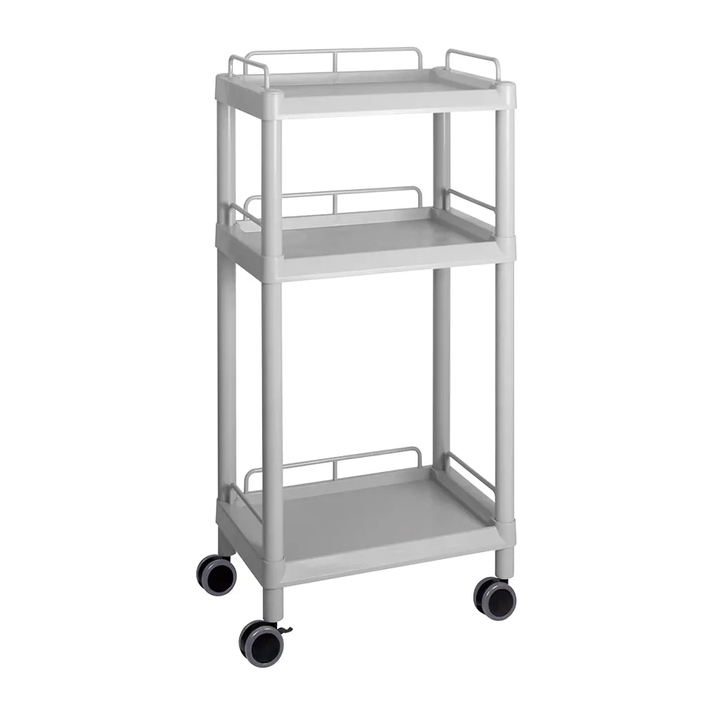 3-6641-07 Mobile Easy Cart (Tall Type/Regular 31) Gray 3 Sages Wiith Guard Frame ME31G