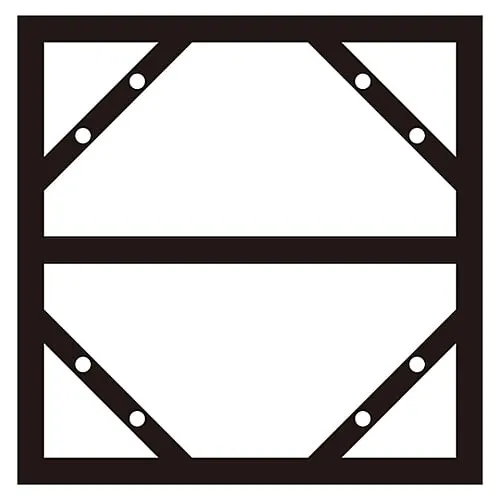 61-3395-99 Slide Angle (300 x 600mm, Meiji Mountain Type) KHY-2SA 55200