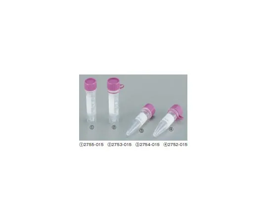 61-9715-58 Screw Cap Microtube (Attach, Self-Standing Type) 0.5mL 500 Pcs 2750-005