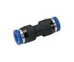 61-7639-37 Stainless Steel (SUS304) Fitting Union Straight φ4 PU4SUS