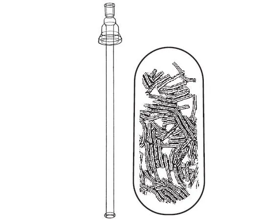 63-6523-81 "KIRIYAMA" SUS Net Filling Type Packed Tube(H.E.T.P. 15mm) 300mm FR67D-1-1