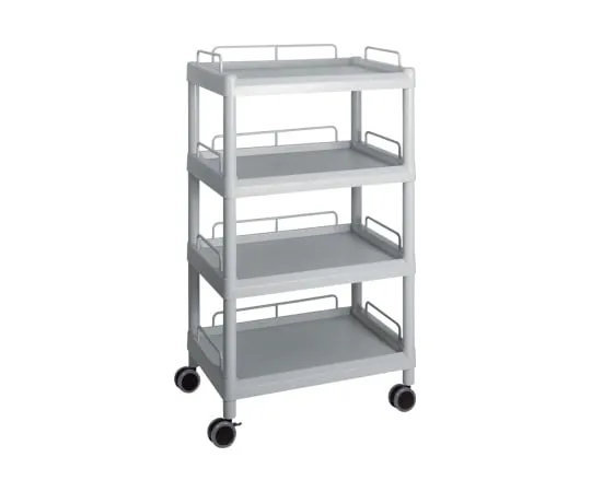 3-6643-09 Mobile Easy Cart (Tall Type/Wide 32) Gray 4 Stages Wiith Guard Frame ME32J