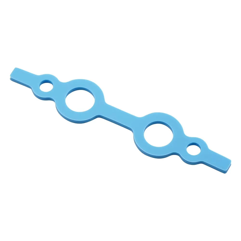 6-367-02 Silicone Color Band (Glasses Band) Small φ3.5 x φ10 Blue -