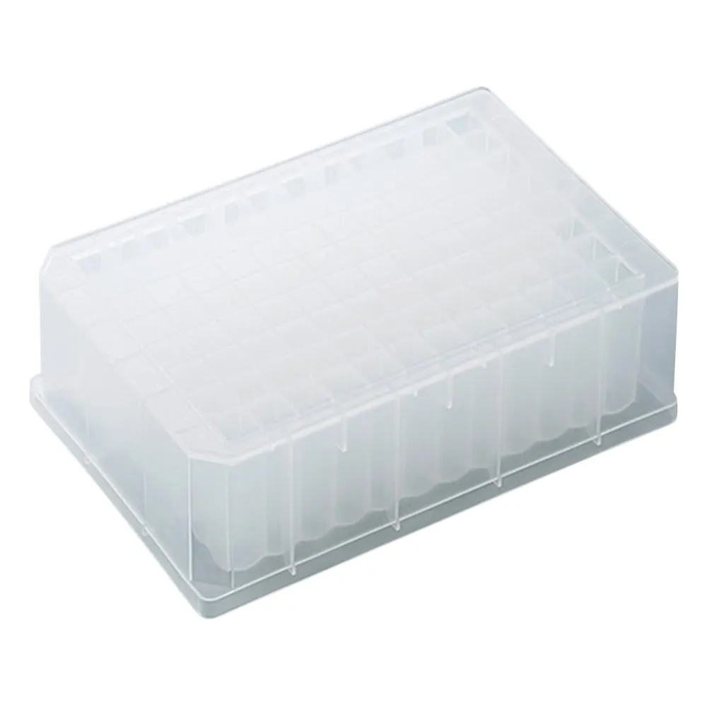 3-7496-01 96 Well Deep Plate (V Bottom) Not Sterilized (8 Pieces/Bag x4 Bags) P96D05N