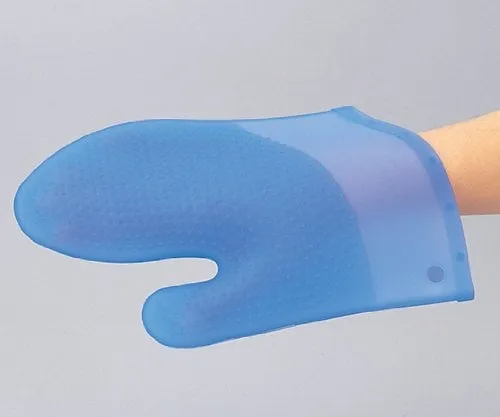 1-4918-01 Silicone Rubber Oven Mitten (Both Sides Emboss Processing) Short OM-01