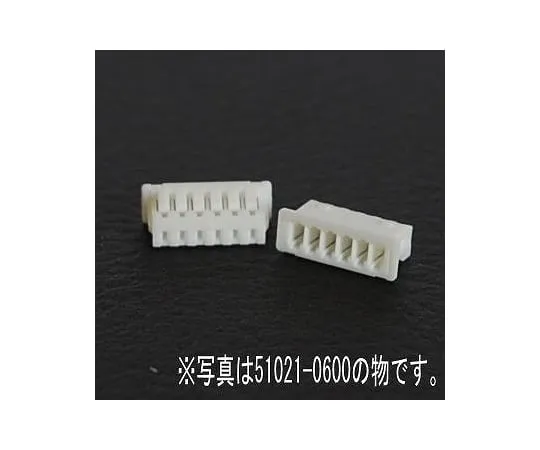 63-3076-76 1.25 mm Pitch Receptacle Housing (7 Poles) 10 Pieces 51021-0700SET10
