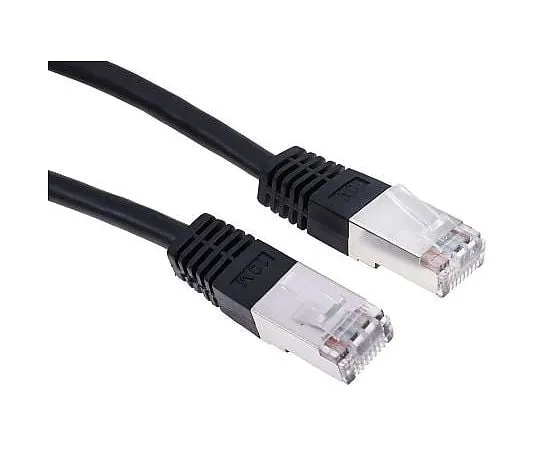 63-4616-86 RS PRO Black Cat6 Cable, S/FTP, Male RJ45/Male RJ45, Terminated, 10m 411-277