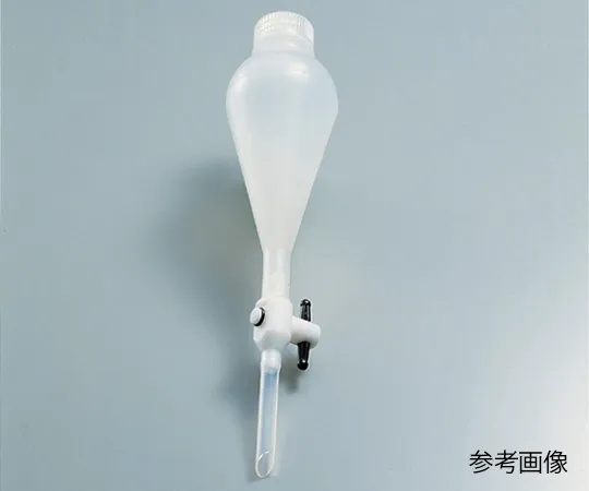 6-160-01 Squibb Pear-Shaped Separatory Funnel (PP) 125mL 4300-0125