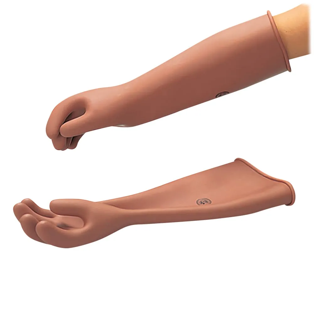 6-6441-04 Rubber High-Voltage Insulating Gloves Small YS-101-23-1