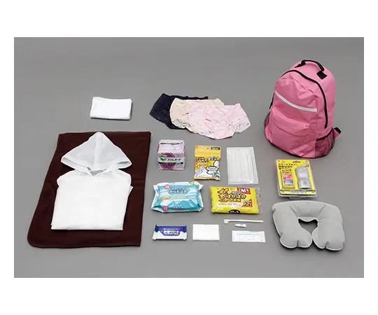 62-0900-63　［Discontinued］Emergency Backpack Set Pink 330 x 240 x 425mm　HRS-16W