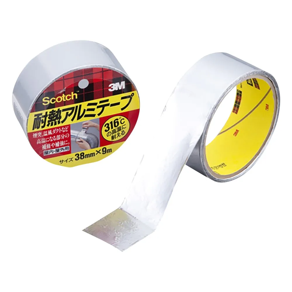 6-5660-01 Heat Resistant Aluminum Tape 38mm x 9m ALT-38
