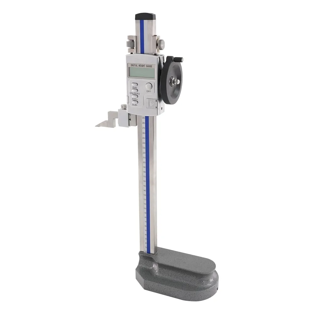 4-576-01-20 Digital Height Gauge With Handle (Measurement Range 0 - 300mm) With Calibration Certificate DHG300