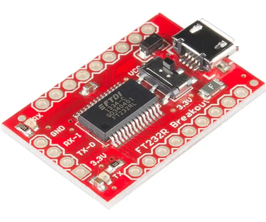 67-0452-41 SparkFun USB to Serial Breakout - FT232RL BOB-12731