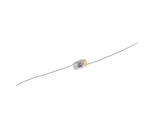 63-4558-54 RS PRO Polystyrene Capacitor 22pF 160V dc ±4.55% Tolerance Through Hole 4mm diameter 113-229