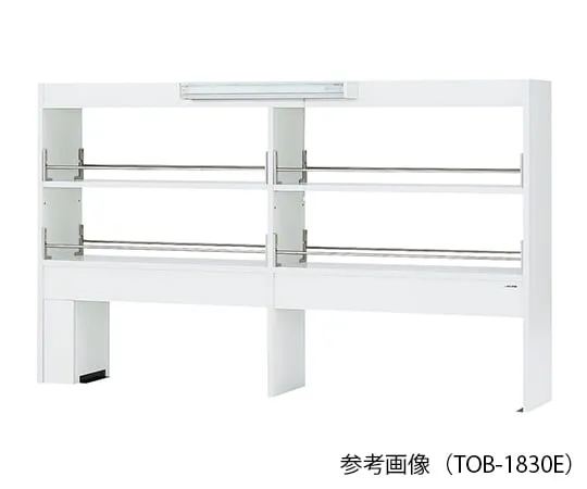 3-4584-15 Reagent Shelf (for Central Laboratory Table, with LED Lighting) 900 x 450 x 1070 mm TOB-945E