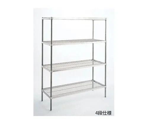 61-3780-32 Stainless Steel Canyon Shelf SUS 310-610-1390 4 Stages SUS 310-610-1390-4
