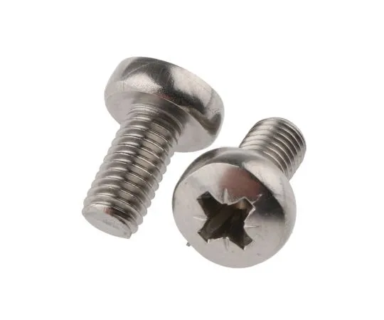 63-4582-44 RS PRO, M5 Pan Head, 10mm Stainless Steel Pozidriv A4 316 Plain 190-541