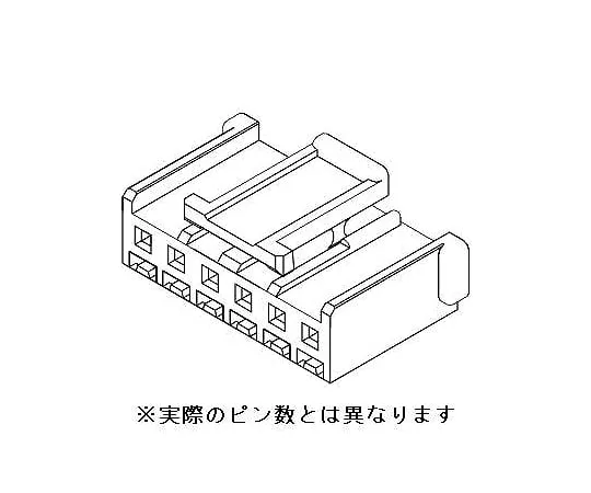 63-3133-96 Number of Poles for 2.5 mm Pitch Receptacle Housing 2 (10 pieces) 51103-0200*10