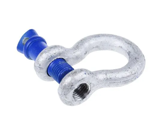 63-4651-23 RS PRO Bow Shackle, Zinc Plated Steel, 2t 674-099
