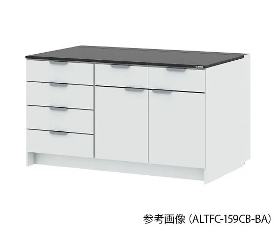 4-3448-01 Side Laboratory Table (Wooden Cabinet Type) Flat Type 1200 x 900 x 850 mm ALTFC-129CB-BA