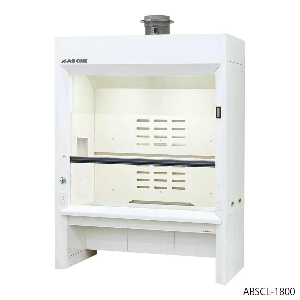 3-3916-21 Fume Hood (High Line/Low Work Surface Type) Standard 1200 x 830 x 2350 mm ABSCL-1200