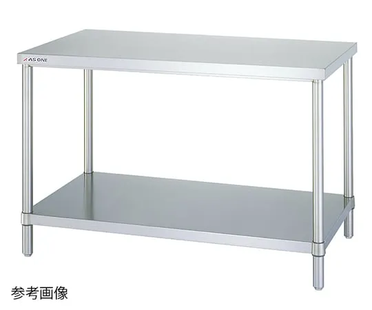 1-5932-34 Quiet Stainless Steel Workbench Width 900 x Depth 900 x Height 800 mm WB-9090SI
