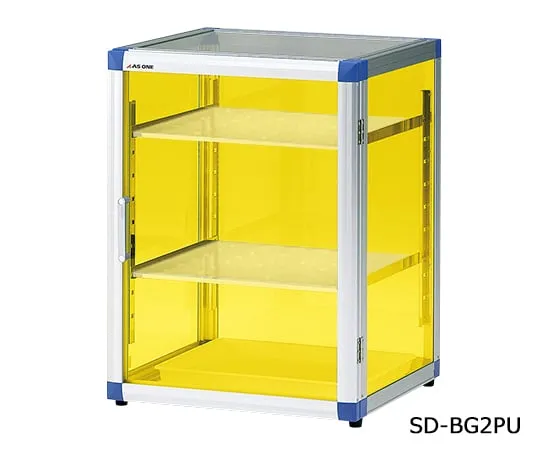 3-6818-01　［Discontinued］Standard Desiccator BG (UVC) 574 x 517 x 765mm Reinforced Plastic Shelf With Rubber Feet　SD-BG2PU