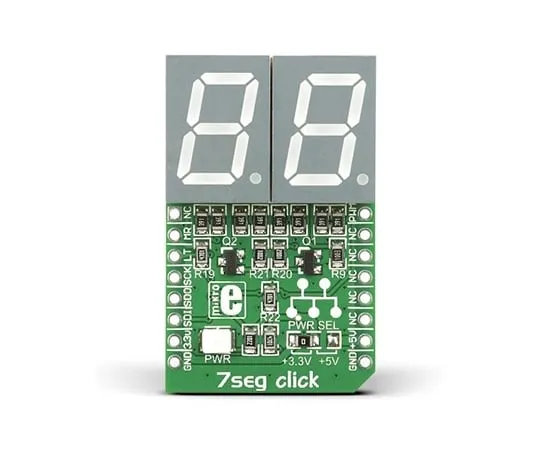 68-2202-22　［Discontinued］MIKROE 7seg Click　COM-18838