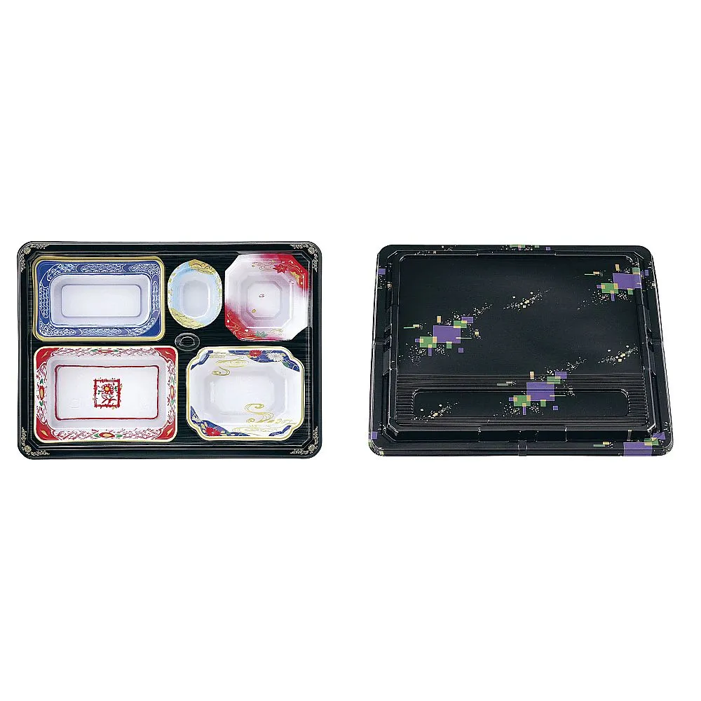 62-6652-40 One-Way Kaiseki Meal Set Lid Sanmai (20 Set Pack) T-203