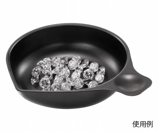 62-3789-67 Black Dish Dedicated for Measuring Jewelry, Precious Metals, and Micro Parts AX-CARATPAN-BJA