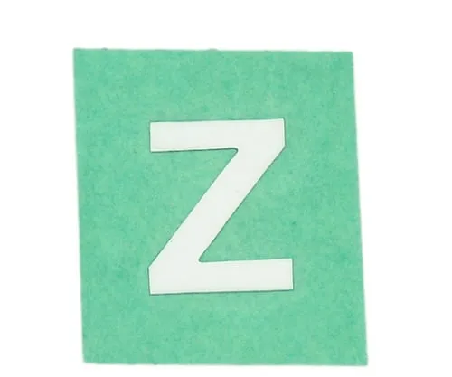 61-7397-67 Character Seal Z White 15mm CL15W-Z