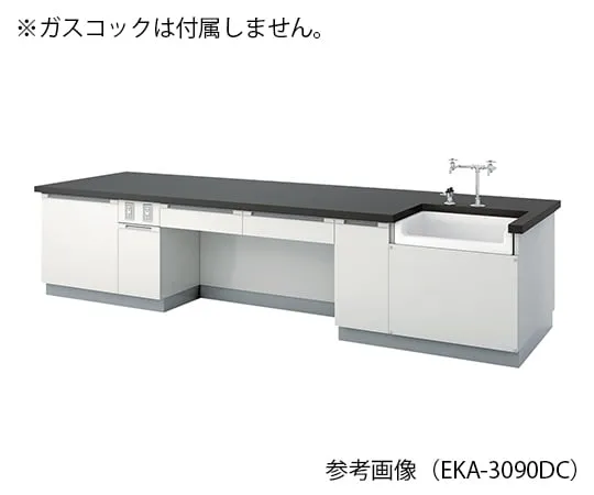 3-7660-01 Teacher Laboratory bench 2400 x 900 x 800mm EKA-2490DC