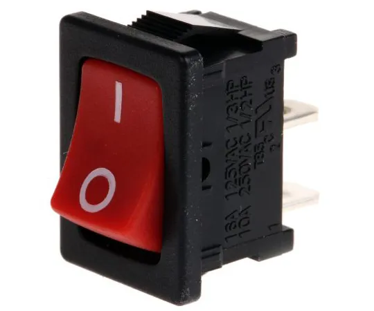 63-4618-94 RS PRO Single Pole Single Throw (SPST), On-None-Off Rocker Switch Panel Mount 419-748
