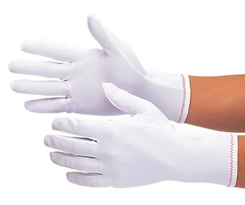 61-4697-04 Low Particle-Emission New Sewing Gloves, Long (10 Pairs) MX106-S