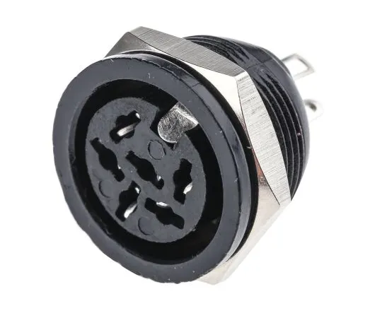 63-4634-19 RS PRO 6 Pole Din Socket, 4A, 100 V ac 490-933