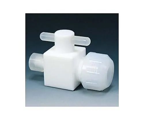 61-3535-93 Fluorocarbon Resin Two-Way Valve Different Diameter Injection Type 3φ-6φ NR1211-01