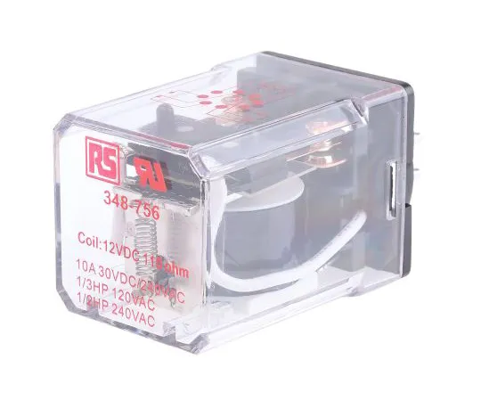 63-4604-55 RS PRO, 12V dc Coil Non-Latching Relay DPDT, 10A Switching Current Plug In, 2 Pole 348-756