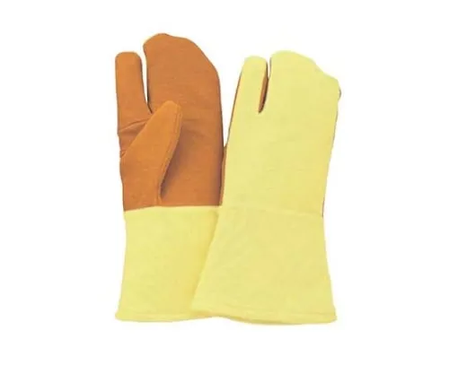 61-4696-12 500℃ Correspondence Heat Resistant Glove (Long, Three-Toed Type) MZ627