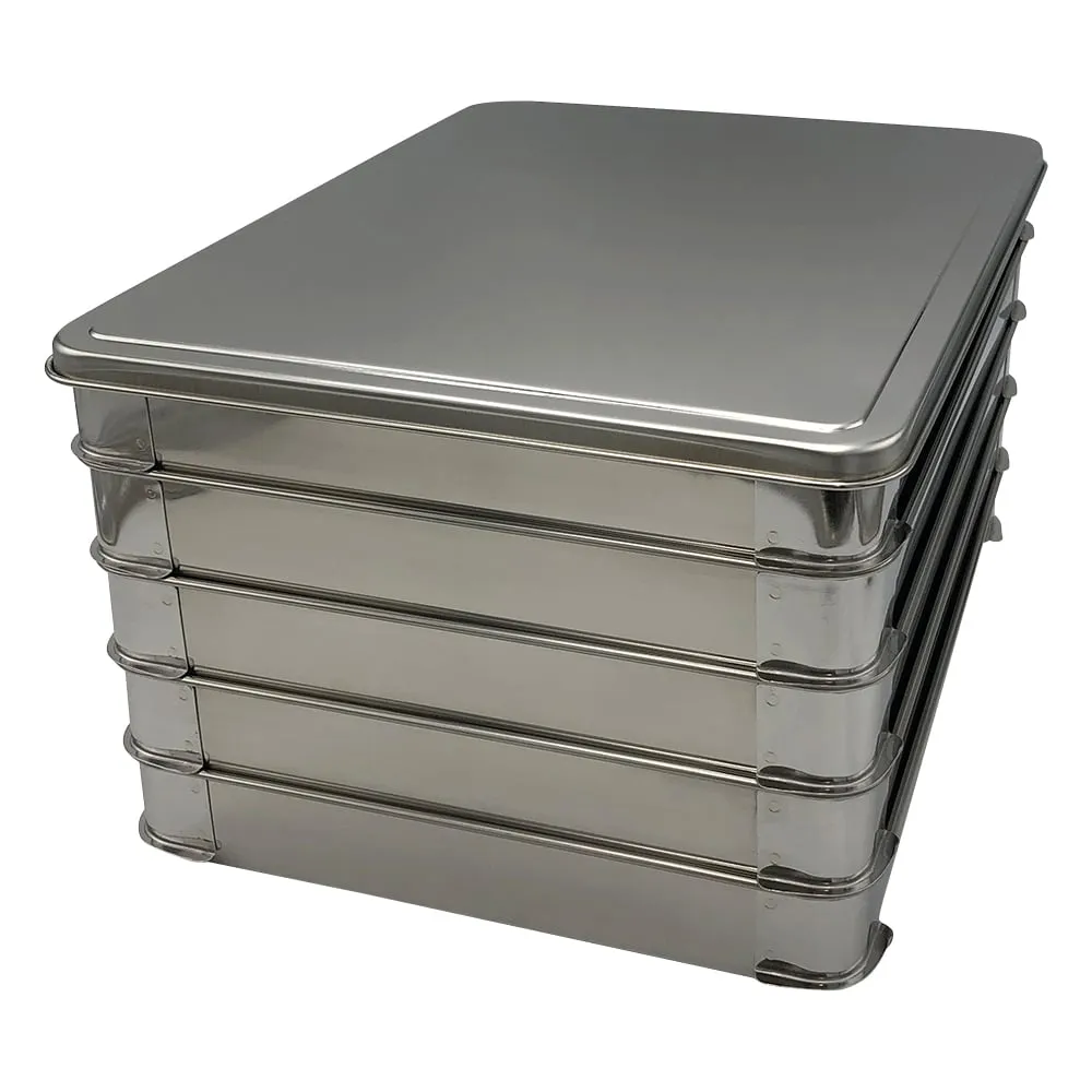 5-174-01 Stacking Stainless Steel Tray 5.0L (5 Stages with Lid) 410 x 310 x 230mm -