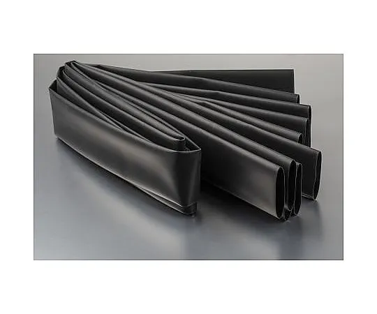 63-4612-28 RS PRO Heat Shrink Tube, Black 38.1mm Sleeve Dia. x 1.2m Length 2:1 Ratio 398-133